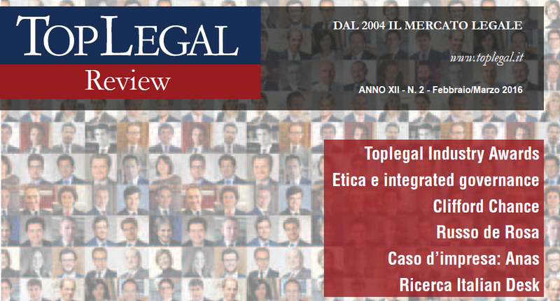 Online il nuovo numero di TopLegal Review